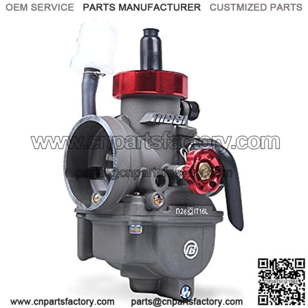 NIBBI Racing Performance Motorcycle Carburetor 26mm GY6 125CC Carburetor PE26mm With Carburetor Jets Fit YAMAHA KAWASAKI SUZUKI Apollo Dirt Bike Mini Bike SSR TTR KYMCO SYM TAOTAO GY6 Scooter Moped - Image 2