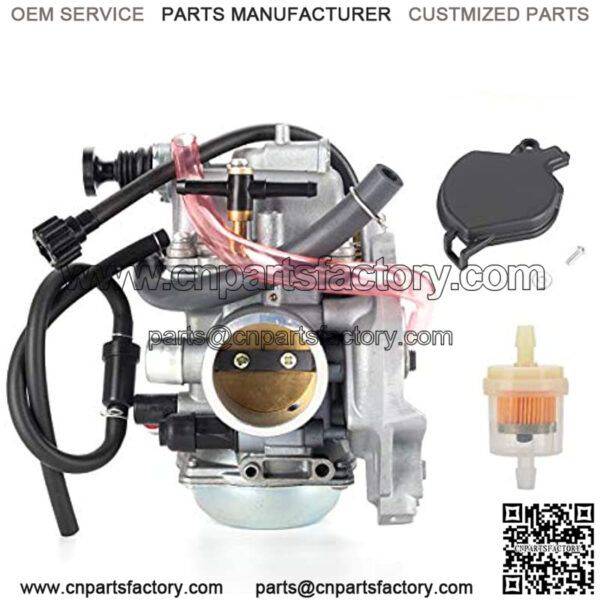 KVF400 Carburetor Replacement for Kawasaki Prairie 400 KVF400C KVF400D 1999-2002, KVF400A KVF400B 1998 Carburetor Carb