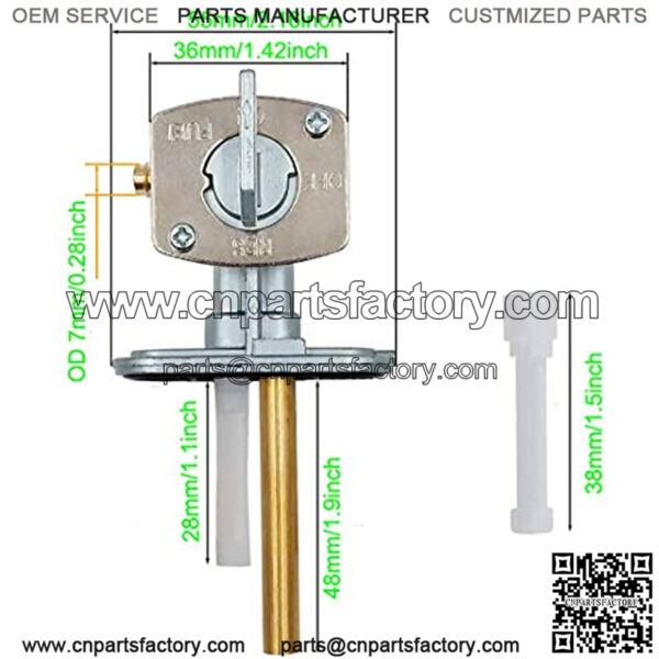 DRZ 125L Carburetor and Fuel Switch Valve Petcock fit for 2003-2009 SUZUKI DRZ 125 DRZ125L DRZ 125L,2003-2005 Kawasaki KLX 125 Motorcycle by KAKO - Image 5