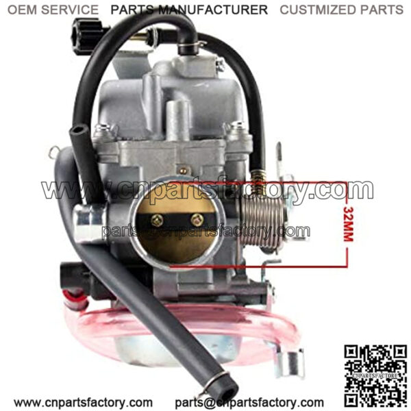 KLF300 Carburetor Carb Replacement for Kawasaki Bayou 300 KLF300A 1986-1987, KLF300B KLF300C 1988-2004 ATV Carburetor - Image 2