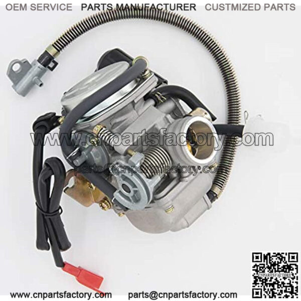 GY6(150cc) Carburetor for 150cc 125cc 152QMJ 157QMJ 4 Stroke Engines Electric Choke Motorcycle Scooter  - GY6 150cc Carburetor 24mm PD24J Carb - Image 5