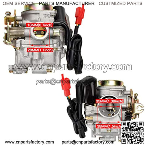 GY6 50cc Carburetor PD18 Carb for GY6 49cc 50cc 139QMB Four Stroke Scooter Moped Lance Eagle Tank Urban VIP Future Champion Kymco Parts - Image 5