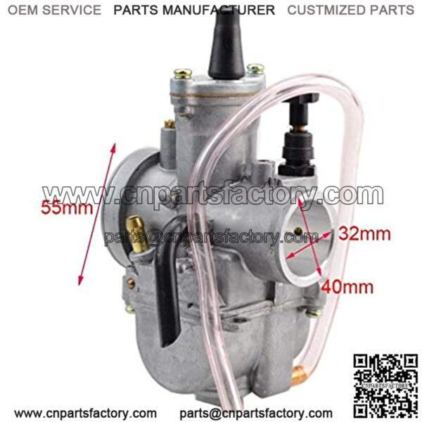 32mm Carburetor Replacement for Yamaha DT100/125/175/250 65SX CR80 NSR125 ATV Dirt Bike - Image 2