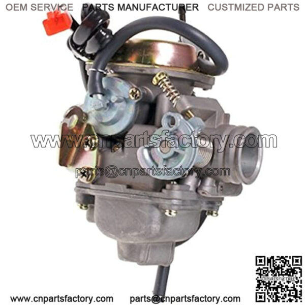 GY6 150CC COMPLETE CARBURETOR LANCE TANK BMX ZNEN PD24J CARB CHOKE - Image 2