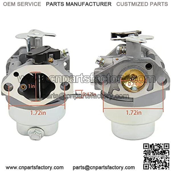 GCV160 Carburetor, Compatible with GCV160A GCV160LA GCV160LE HRB216 HRR216 HRS216 HRT216 HRZ216 Lawn Mower GCV160 Carburetor kit + Air Filter Spark Plug Recoil Pull Starter Ignition Coil - Image 2