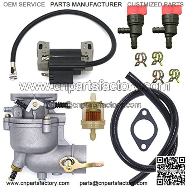 Carburetor with Ignition Coil for 390323 394228 7HP 8HP 9HP 299169 170401 190412 170402 194412 Lawn Mower
