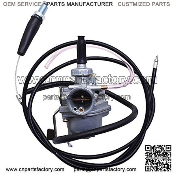 Carburetor & Handle Grip Bar & Throttle Cable Replacement for Honda Crf50 Xr50 Z50 Crf Xr 50 Z50R 1979-1999 Carb 7/8