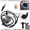 Carburetor & Handle Grip Bar & Throttle Cable Replacement for Honda Crf50 Xr50 Z50 Crf Xr 50 Z50R 1979-1999 Carb 7/8 - Image 2