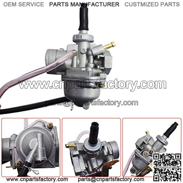Carburetor & Handle Grip Bar & Throttle Cable Replacement for Honda Crf50 Xr50 Z50 Crf Xr 50 Z50R 1979-1999 Carb 7/8 - Image 5
