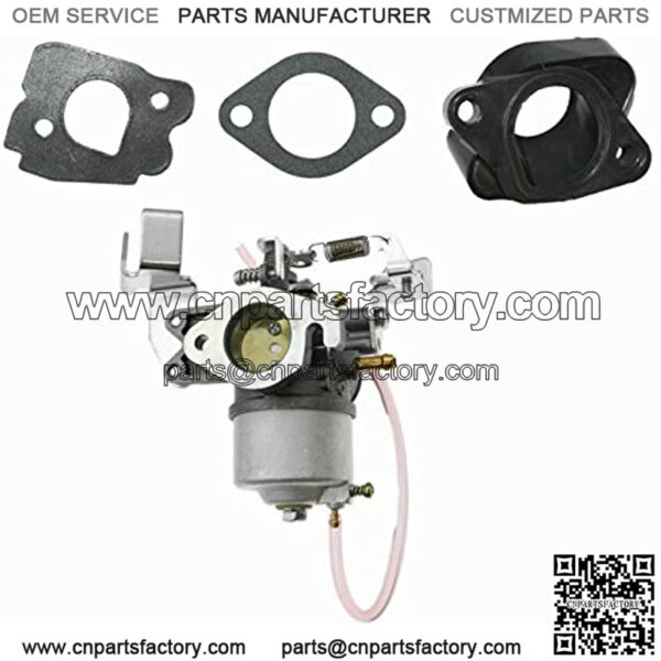 Golf Cart Carburetor With Intake Spacer Joint Fit For 1985-1995 Yamaha 4 cycle G2 G8 G9 and G11 Gas Models