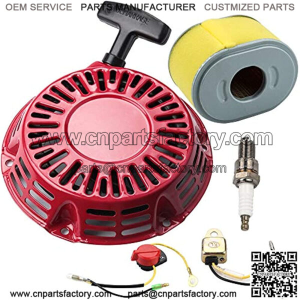 GX160 Carburetor + Recoil Starter + Ignition Coil + Air Filter Tune Up Kit for GX140 GX 160 GX168 GX200 5HP 5.5HP 6.5HP Engine - Image 5