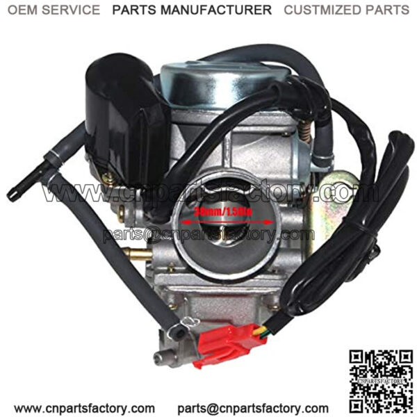 GY6 150cc Carburetor for GY6 4 Stroke Engines 125cc 150cc ATV Go Karts Scooter Mopeds QMJ/QMI157 QMJ/QMI152 / 24mm PD24J Carb - Image 3
