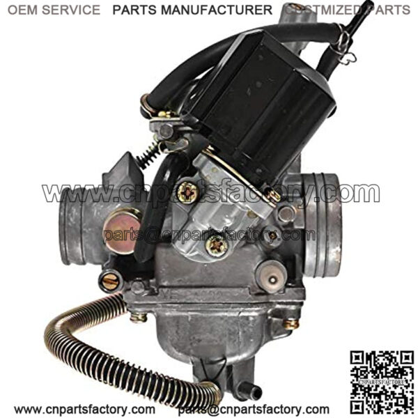 GY6 125cc/150cc Carburetor for 4 Stroke Engines Electric Choke Scooter ATV Go Kart 152QMI 157QMJ with Air Filter Intake Manifold - PD24J 24mm Carb - Image 4