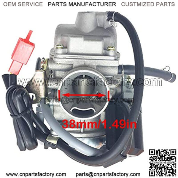 GY6 150CC Carburetor 26mm Carb & Intake Manifold+42mm air filter Compatible with GY6 125cc 150cc 152QMI 152QMJ 157QMI 157QMJ Engine Kazuma Go Kart - Image 3