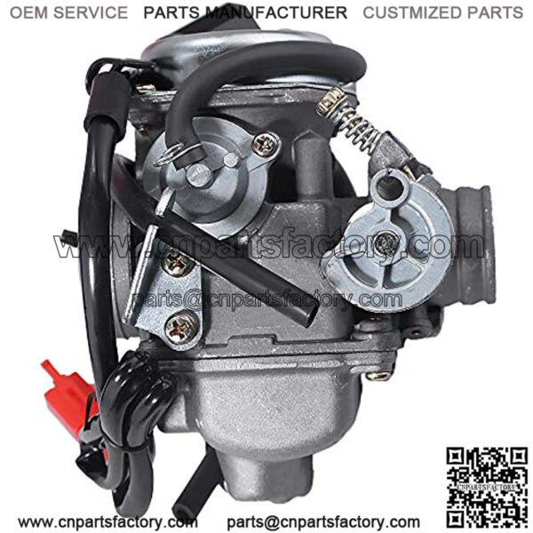 GY6 150cc Carburetor 26mm for 157QMJ 1P57QMJ Engine Scooters Moped ATV Go Kart Kazuma Baja Eagle w/Air Fuel Filter Intake Manifold - Image 3