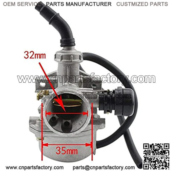 PZ19 Carburetor with Air Filter Carburetor Rebuild Kit Replacement for XR/CRF 50cc 70cc 90cc 110cc 125cc Moped ATV Baja Kazuma Yelow - Image 4