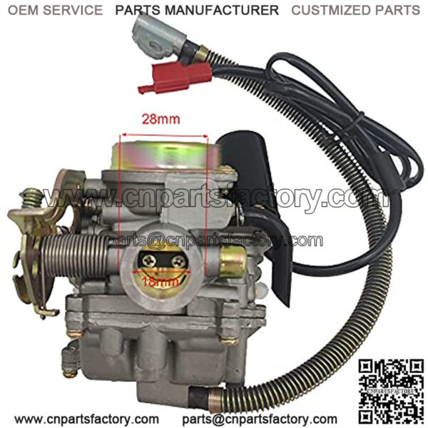 Firhot 139QMB Carburetor for GY6 50CC 49CC 4 Stroke Scooter Engine PD18J 18mm carb - Image 2
