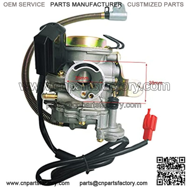 Firhot 139QMB Carburetor for GY6 50CC 49CC 4 Stroke Scooter Engine PD18J 18mm carb - Image 3