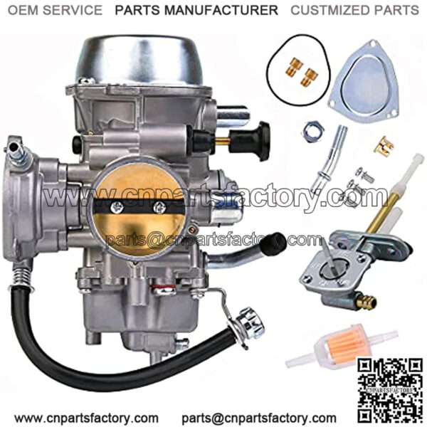DS650 Carburetor for Bombardier DS650 DS650 X, Can-Am DS650 2007, DS650 BAJA Carb with Fuel Switch Valve Petcock