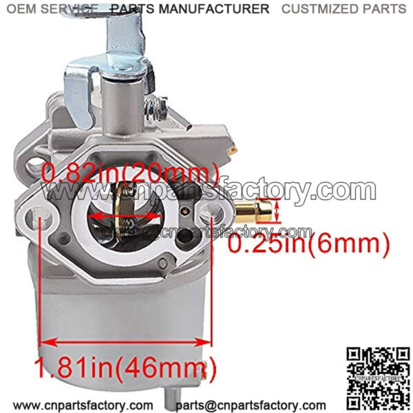FE290 Carburetor + 1014523 Fuel Pump Replacement for Golf Cart Club Car DS Precedent Turf Carryall Carb 1018056-01 101805601 1019056-01 101905601 1016438 1016439 1016440 1016441 17561 1998-UP - Image 3