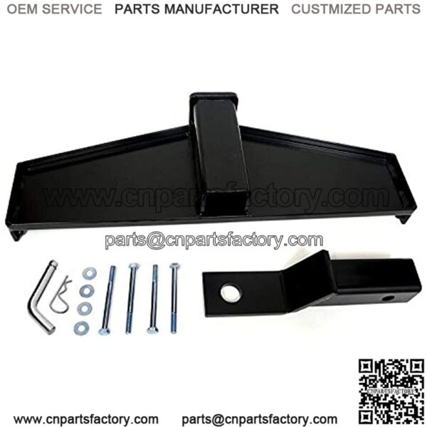 Golf Cart Trailer Hitch with Bumper Receiver for Club Car Precedent (2004+) - Image 2