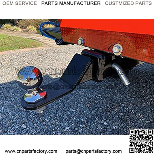 Golf Cart Universal Rear Hitch with Receiver for Step on Back Compatible with Club CAR Yamaha - Image 2