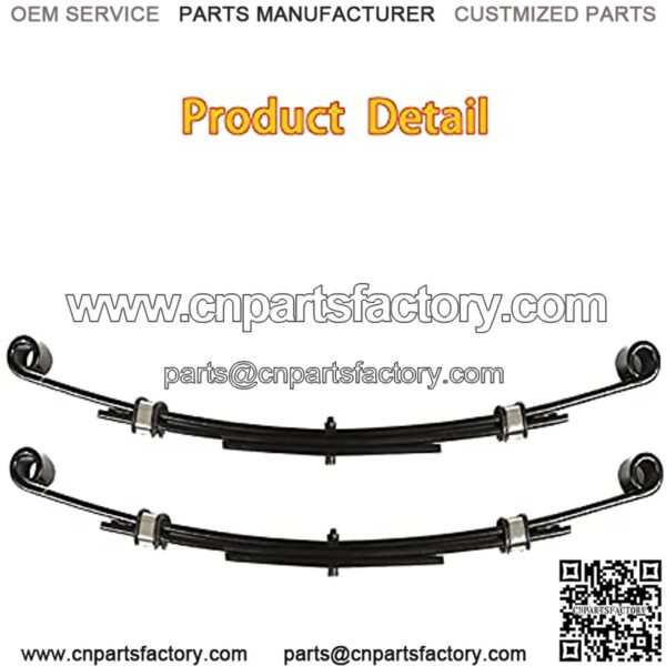 Heavy Duty Rear Leaf Springs Golf Cart Kit with Bushings Replacement for TXT 1996-2013 Gas or Electric - Image 5