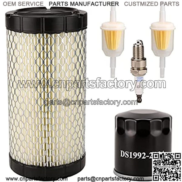 Golf Cart Tune Up Kit for Club Car Precedent 2004 up Gas Models with FE350 Kawasaki Motor, Include Air Filter Oil Filter Fuel Filter Spark Plug, Engine Maintenance Kit for Club Car Precedent - Image 4