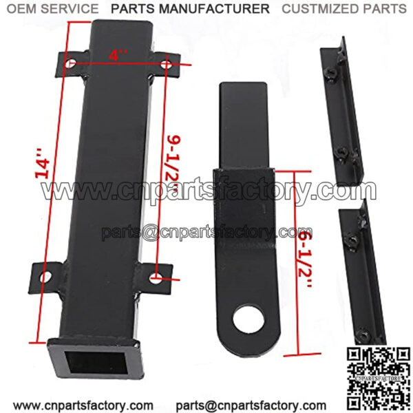 Golf Cart Universal Rear Hitch with Receiver for Step on Back Compatible with Yamaha - Image 4