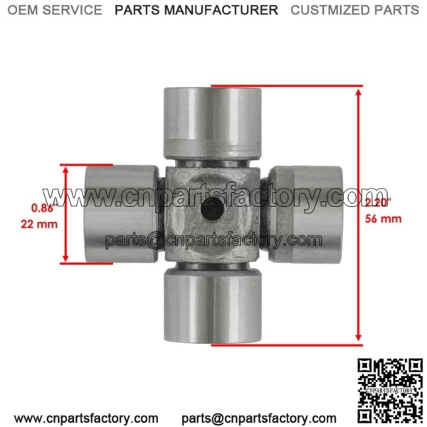 Front Drive Shaft Yoke for Can-Am Commander 1000 DPS X XT XTP LTD 2013 w/U-joint - Image 3