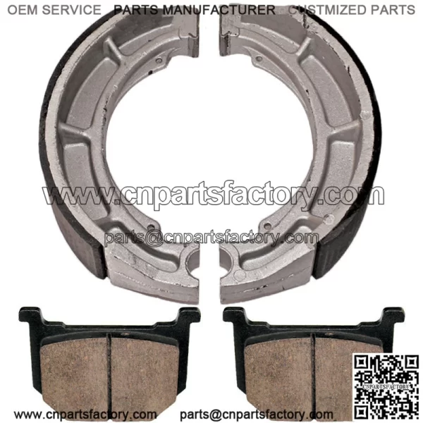 for Suzuki GS750T GS750Tz GS750Td 1982 1983 Front Brake Pads & Rear Brake Shoes