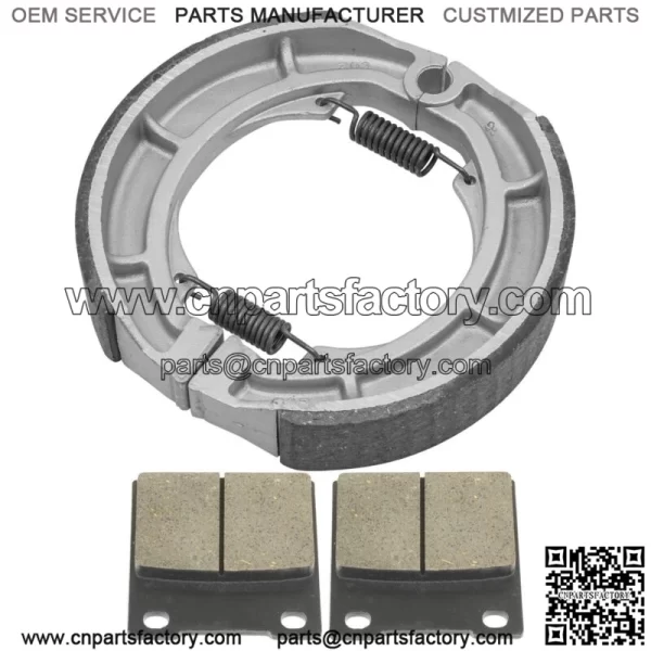 for Suzuki GS550 GS550L 1983 1984 1985 1986 Front Brake Pads & Rear Brake Shoes - Image 4