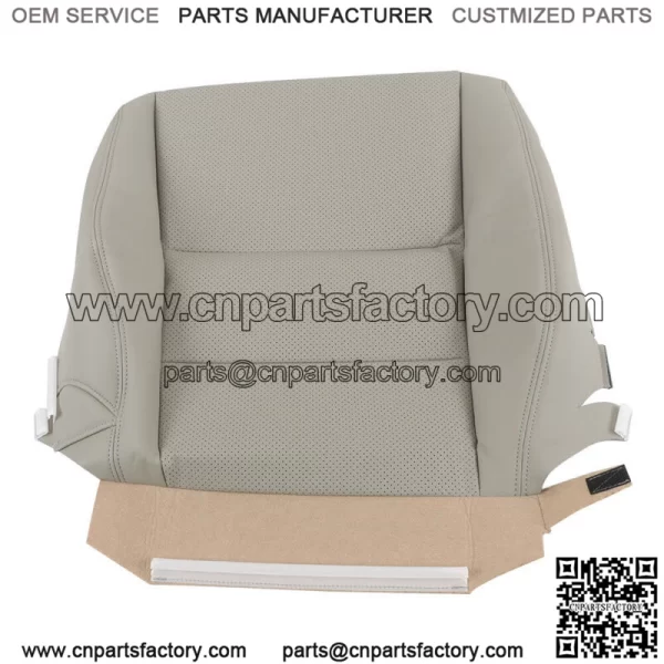 Front Passenger Bottom Seat Cover For 2007-2011 2012 Acura RDX Leather Gray - Image 3