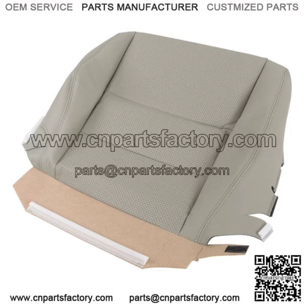 Front Passenger Bottom Seat Cover For 2007-2011 2012 Acura RDX Leather Gray - Image 5