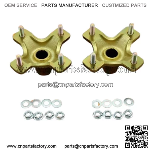NEW 2 x REAR HUBS Honda 400EX 300EX TRX450R 4x110mm 1987-2020 + lugnuts (For: Honda)