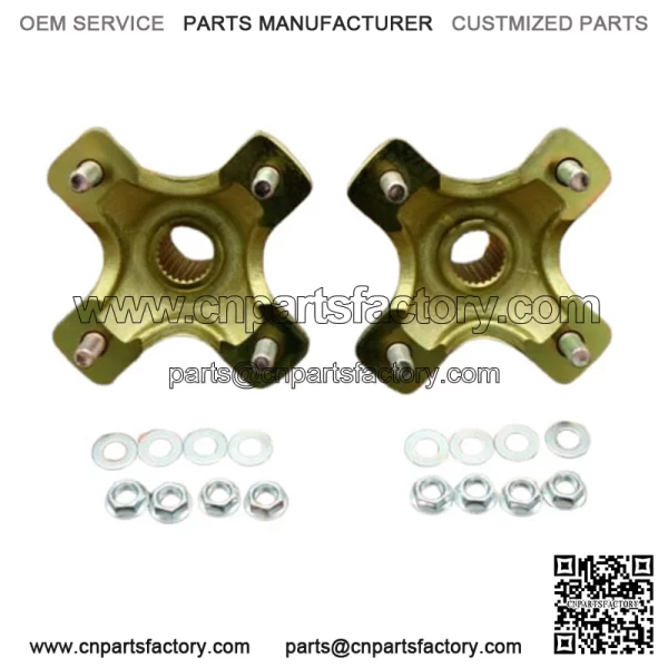 NEW 2 x REAR HUBS Honda 400EX 300EX TRX450R 4x110mm 1987-2020 + lugnuts (For: Honda) - Image 2