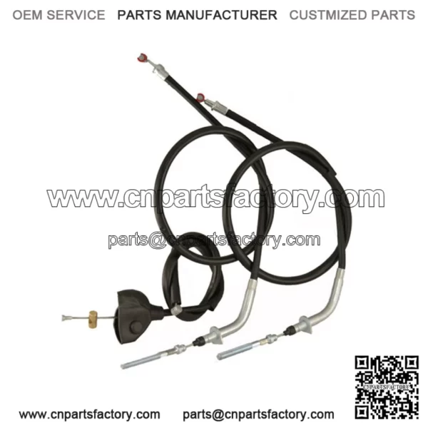 1990 Yamaha 200 Blaster YFS200 Upper and Lower Front Brake Cables (For: Yamaha)