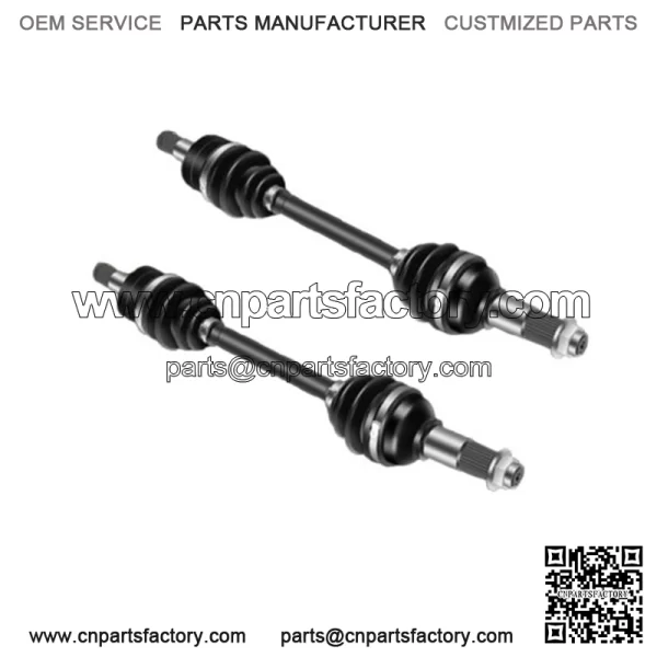 2x Front CV Axle Shafts For Yamaha YFM700 Grizzly FI 4x4 Auto YFM700K Kodiak (For: Yamaha)