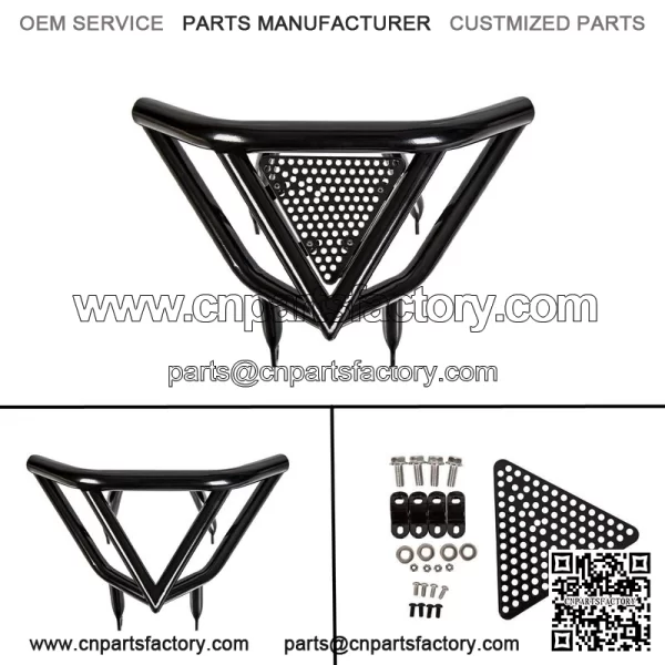 Aluminum Front Bumper Proctector For Honda TRX 450R TRX400EX Black - Image 3