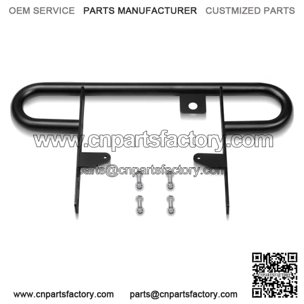 Rear Back Wide Grab Bar Bumper Black Carrier For 2004-Up Yamaha YFZ450 ATV - Image 2