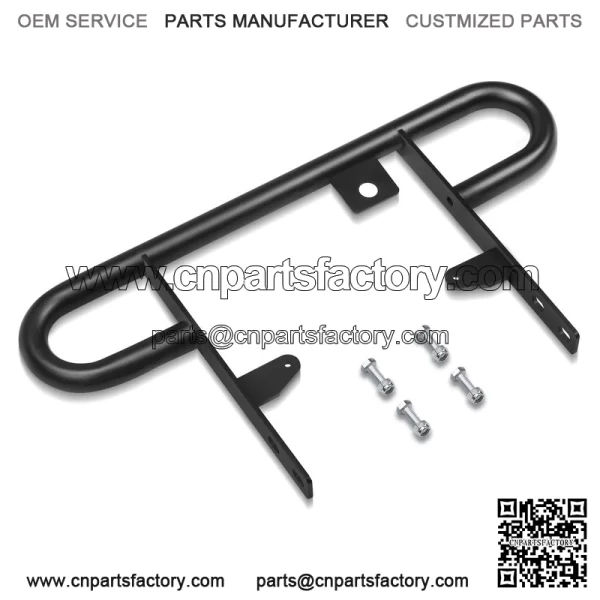 Rear Back Wide Grab Bar Bumper Black Carrier For 2004-Up Yamaha YFZ450 ATV - Image 3