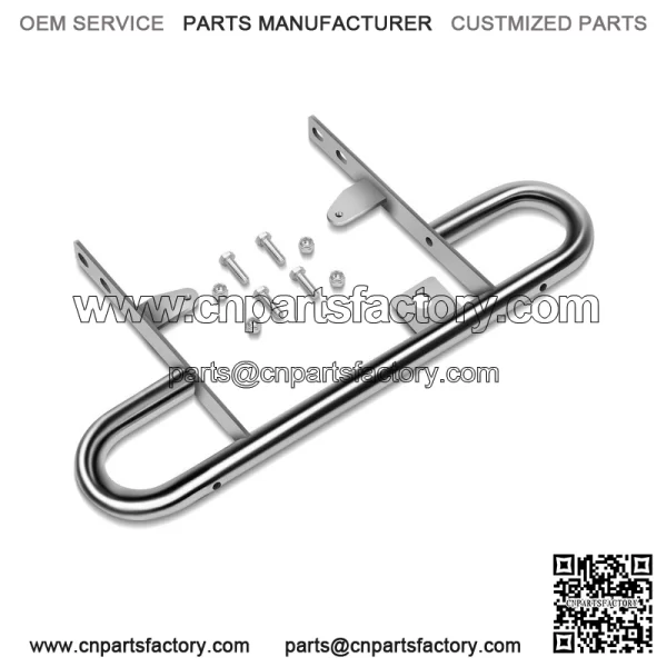 For 2004-2013 Yamaha YFZ450 ATV Rear Wide Grab Bar Bumper Chrome Carrier - Image 5
