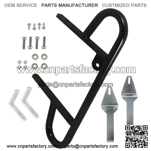 For Yamaha YFZ 450 Rear Wide Grab Bar Bumper Alba Racing Black 199 T2 B - Image 2