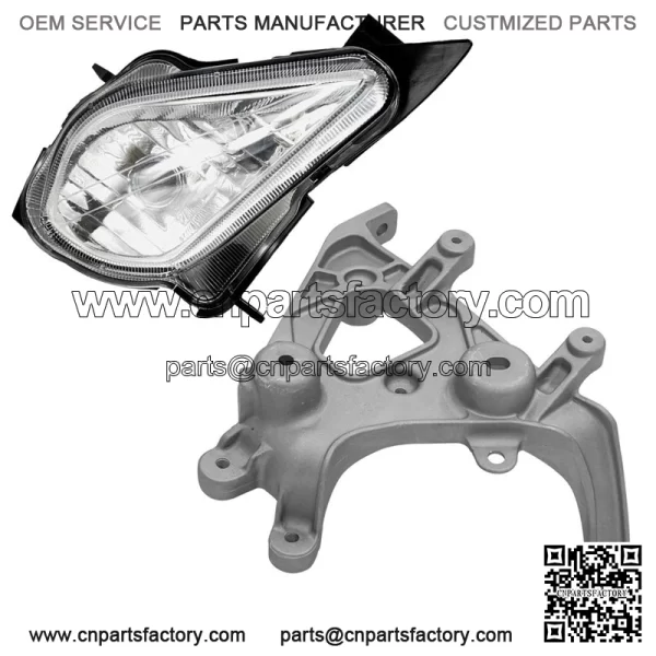 Front Fender Right Headlight & Bracket For Yamaha Raptor 700 YFM700 2006-2012