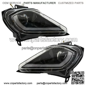 LED Headlight Full Replacement Housings For Yamaha Raptor 700 700R 2006-25