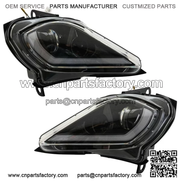 LED Headlight Full Replacement Housings For Yamaha Raptor 700 700R 2006-25