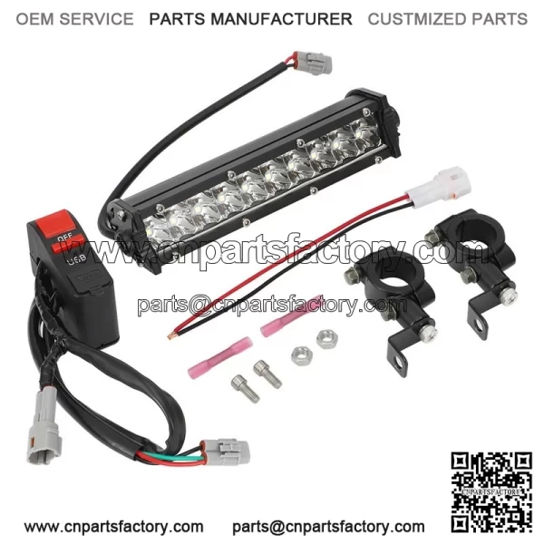 For Yamha Banshee 350 Raptor 700 YFZ450 LED Headlight Bar Lighting Kit Plug&Play - Image 2