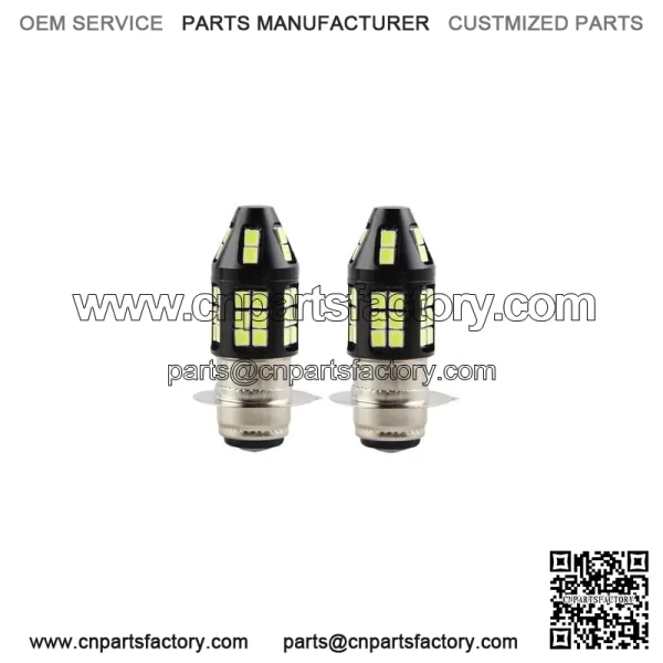 2pcs Headlight For Yamaha YFZ450 YFZ450R Raptor 700 700r LED Light Bulb 8000K - Image 2