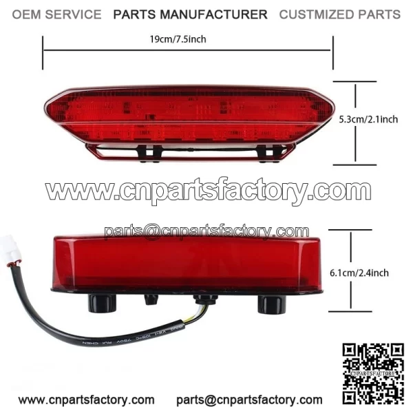 Brake Tail Light Braking Lamp for YAMAHA ATV YFZ450 YFZ450V YFZ450SE 2006-2009 - Image 2