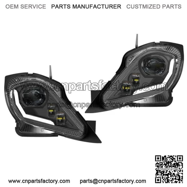 For YAMAHA YFZ 450 RAPTOR 250 350 700R LED Headlights Set Head Lamps Turn Signal - Image 3